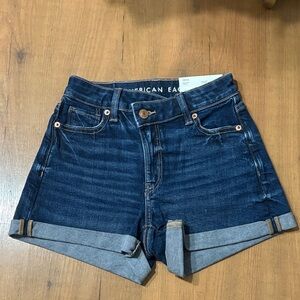 American Eagle Outfitters Dark Blue Jean Shorts